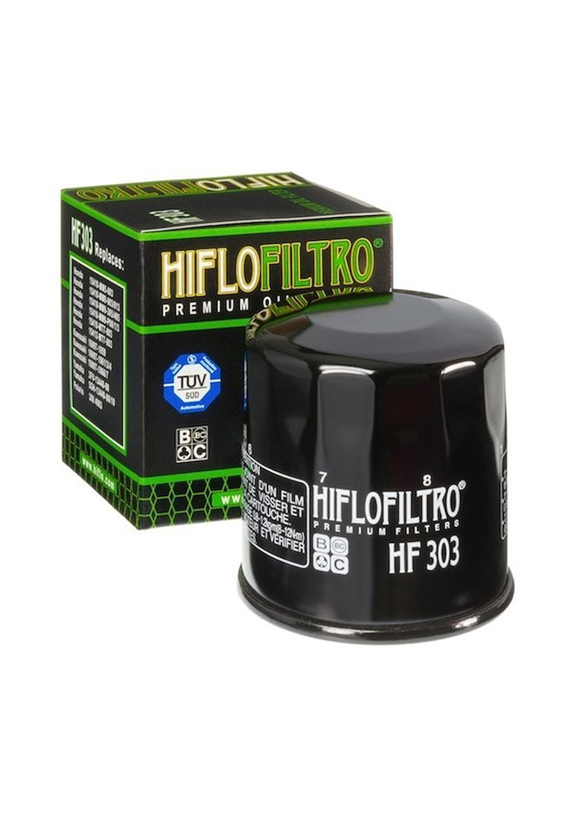 HIFLO HF303 HONDA YAMAHA KAWASAKİ YAĞ FİLİTRESİ