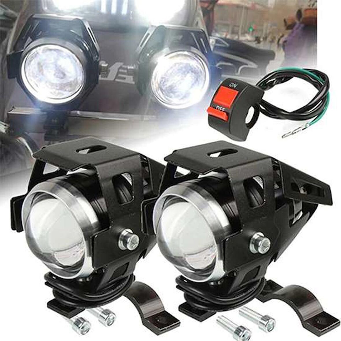 VEXO X3 3 MODLU LED SİS FARI TAKIM BEYAZ