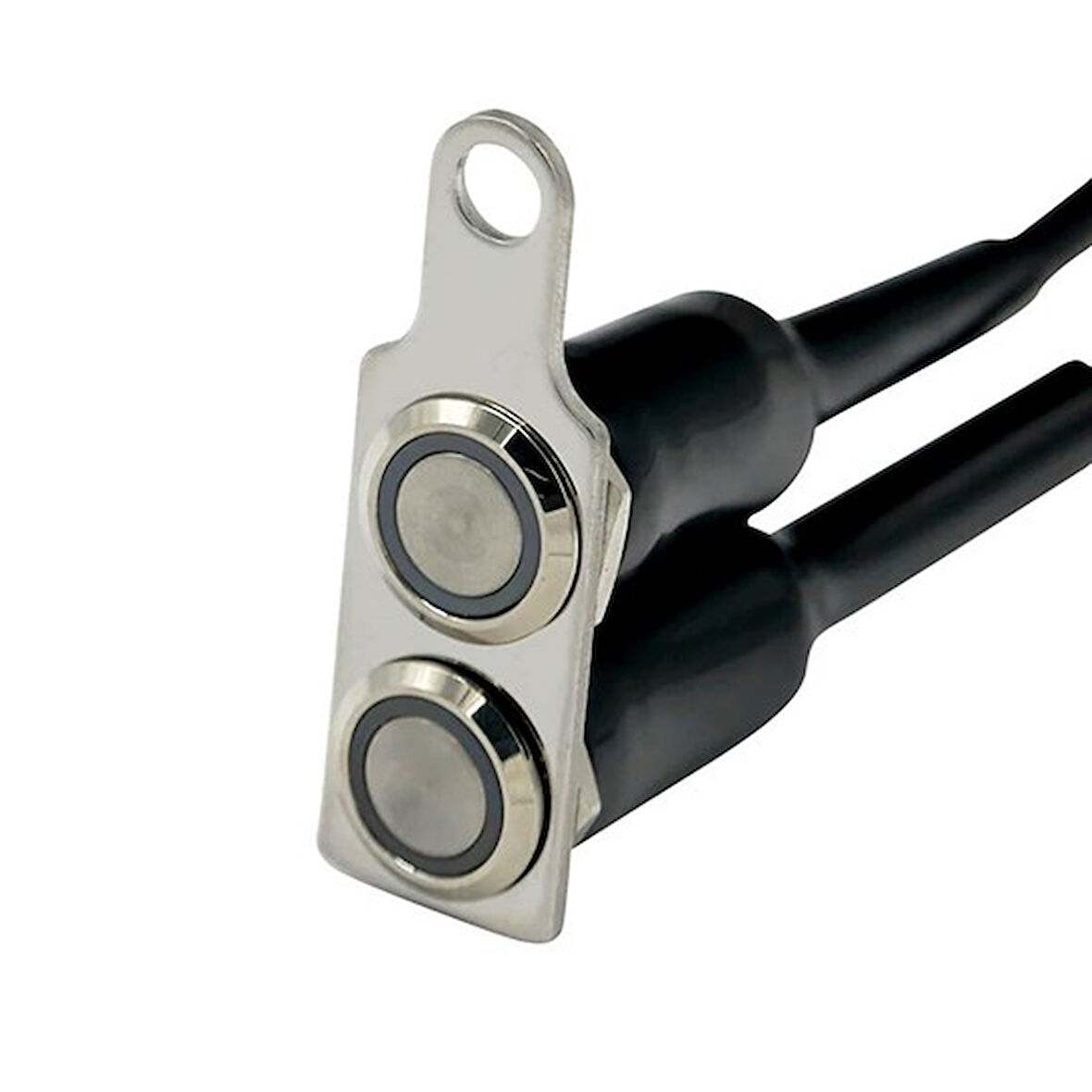 KNMASTER B210 MOTOSİKLET SİS FARI İKİLİ AÇ KAPA BUTONU KIRMIZI LEDLİ