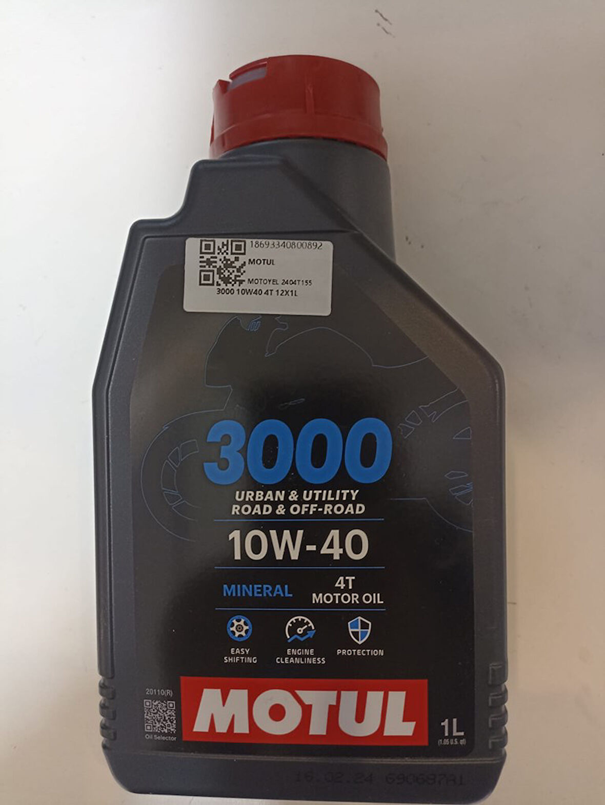 MOTUL 3000 10W40 4T 12X1L YENİ SERİ YAĞ