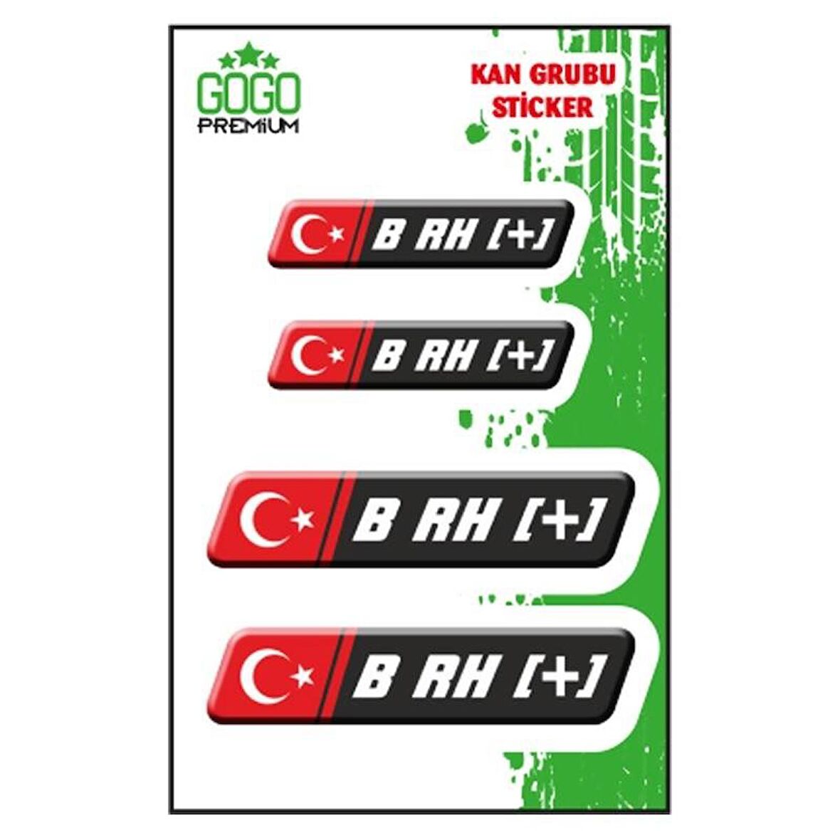 GOGO KAN GURUBU STİCER B RH(+)