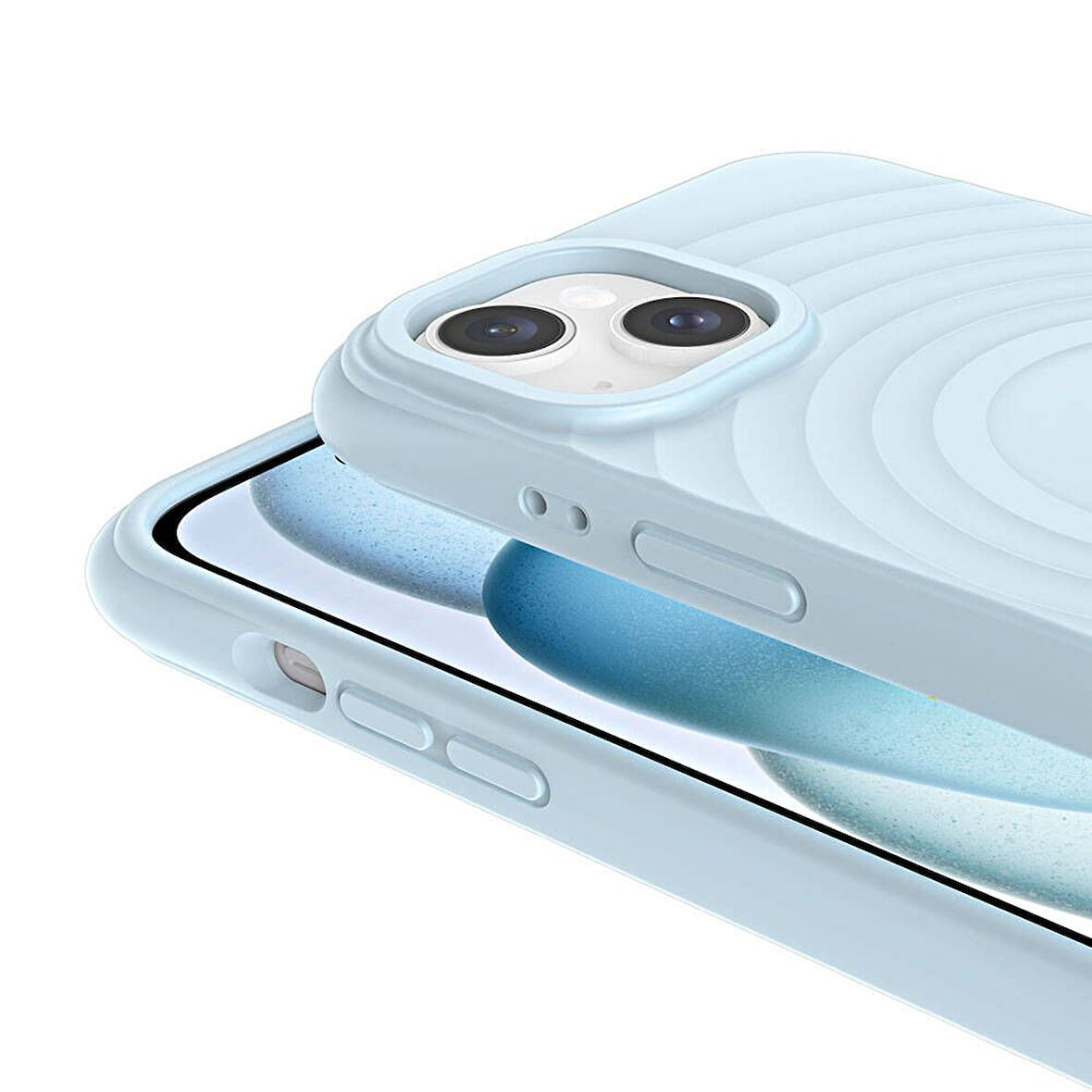 Gpack Apple iPhone 13 Kılıf Magsafeli Airbagli Mat Silikon Hepi Kapak