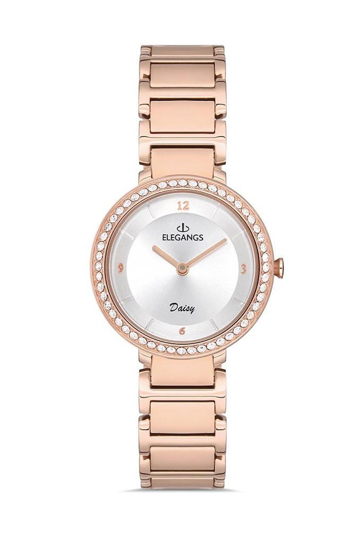 ELEGANGS EL2445.3 ROSE GOLD TAŞLI BAYAN KOL SAATİ