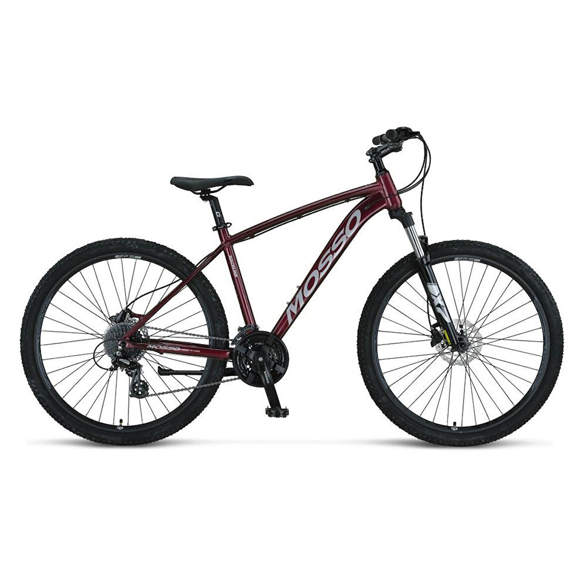 Mosso Raceline 29 Jant 18K.H.Disk 24V Dağ Bisikleti Bordo Gri