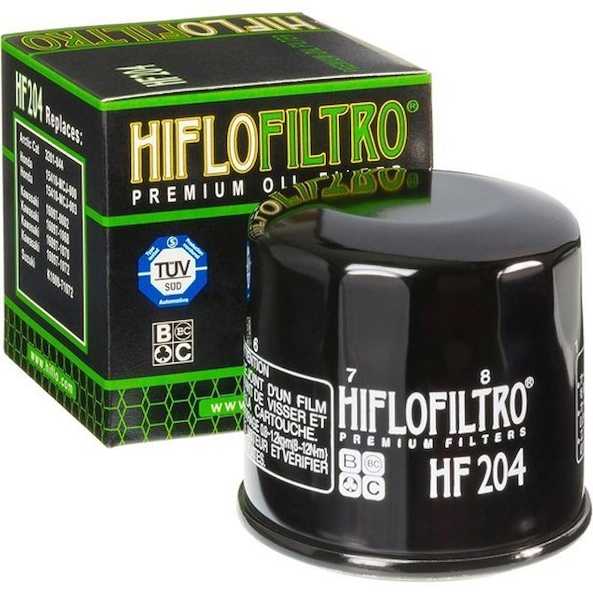 HIFLO HF204 TRIUMPH HONDA YAMAHA KAWASAKİ YAĞ FİLİTRESİ