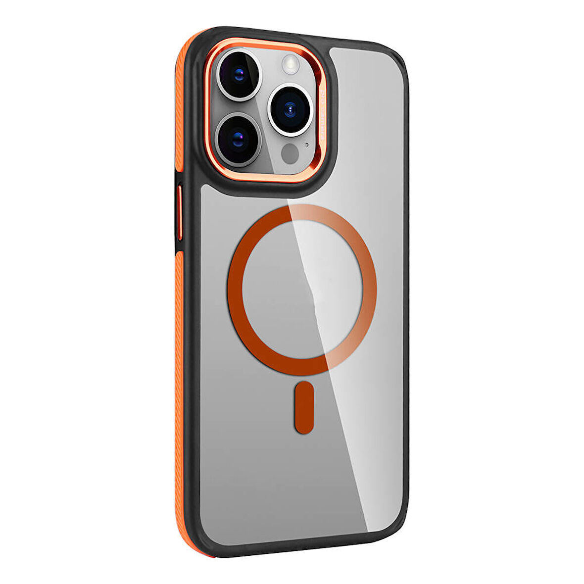 Gpack Apple iPhone 14 Pro Max Kılıf Magsafeli Mat Silikon Solo Kapak