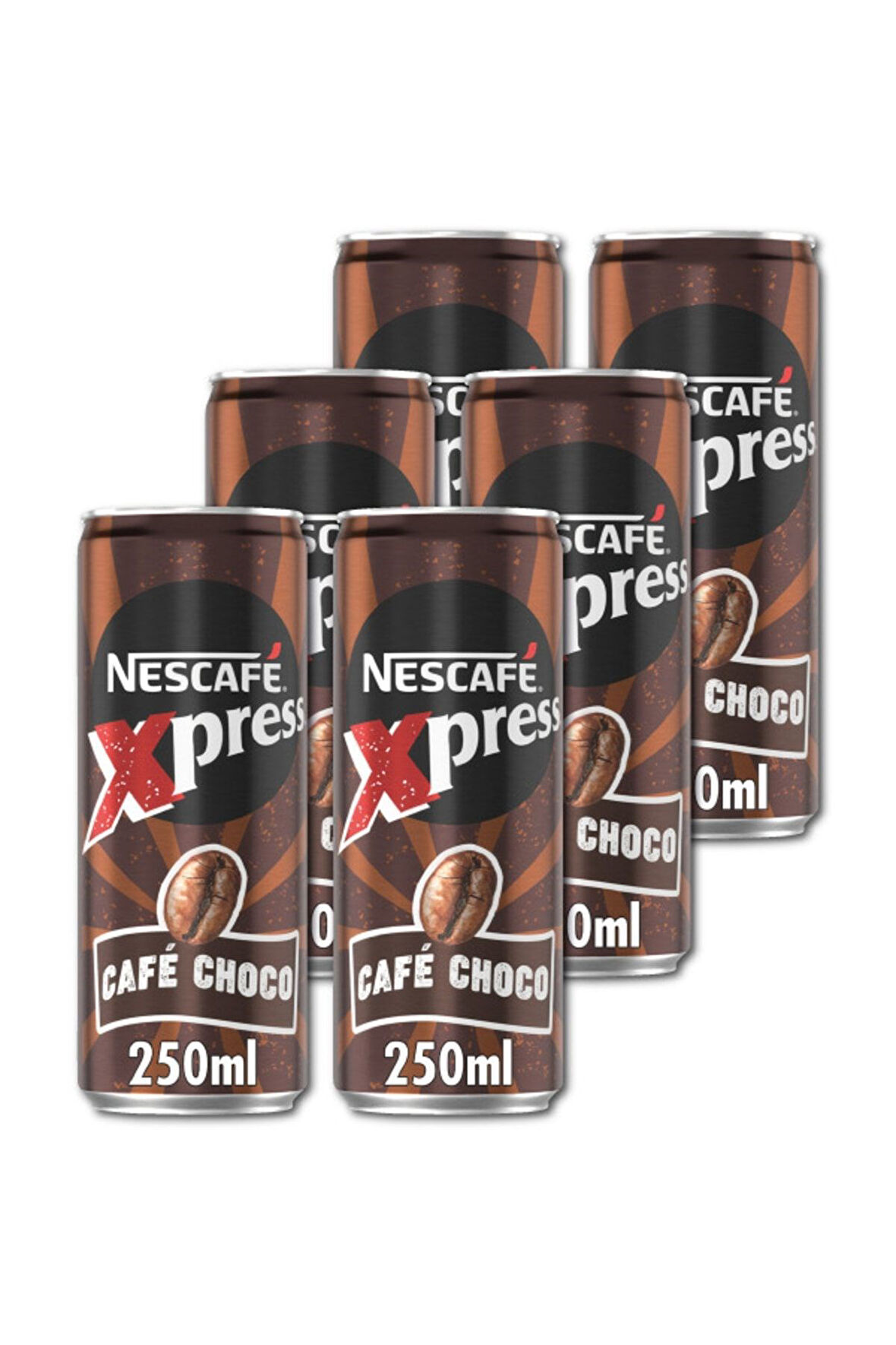 Nescafe Xpress Çikolata Soğuk Kahve 250 Ml X 6 Adet