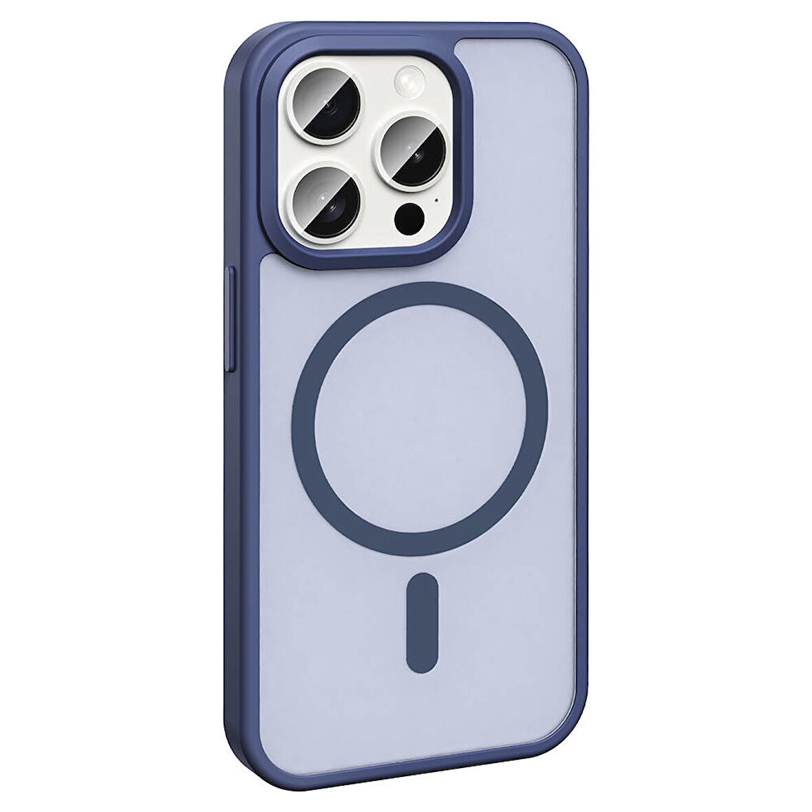 Gpack Apple iPhone 15 Pro Max Kılıf Magsafeli Mat Arka Yüzey Sio Kapak