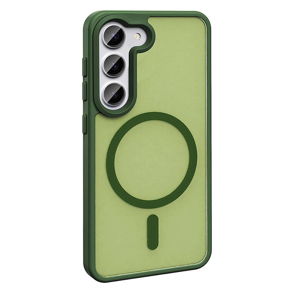 Gpack Samsung Galaxy S23 Kılıf Magsafeli Mat Arka Yüzey Sio Kapak