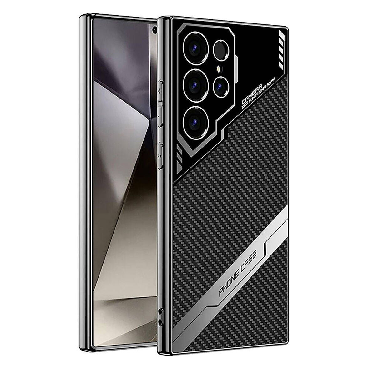 Gpack Samsung Galaxy S24 Ultra Kılıf Karbon Tasarım Yeni Seri Procase Kapak