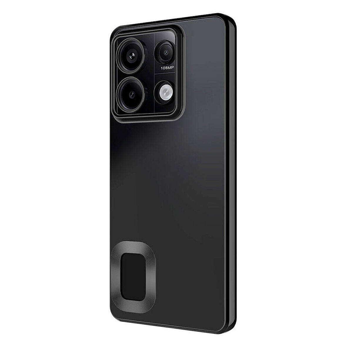 Gpack Xiaomi Redmi Note 13 4G Kılıf Logo Gösteren Kamera Korumalı Silikon