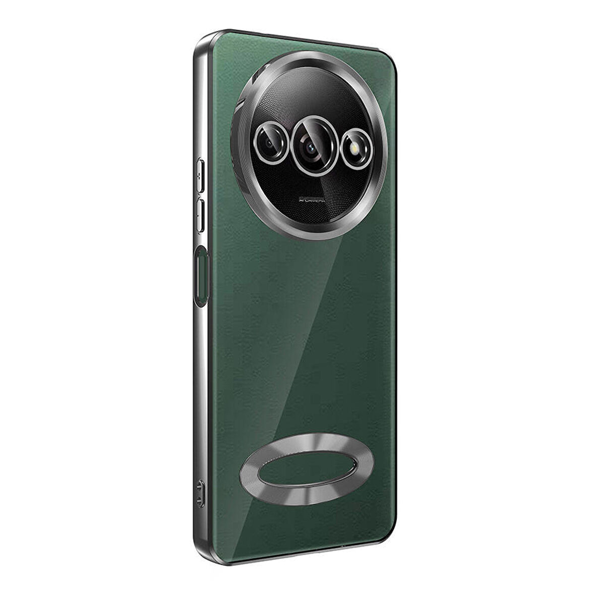 Gpack Xiaomi Redmi A3 4G 2024 Kılıf Logo Gösteren Kamera Korumalı Silikon