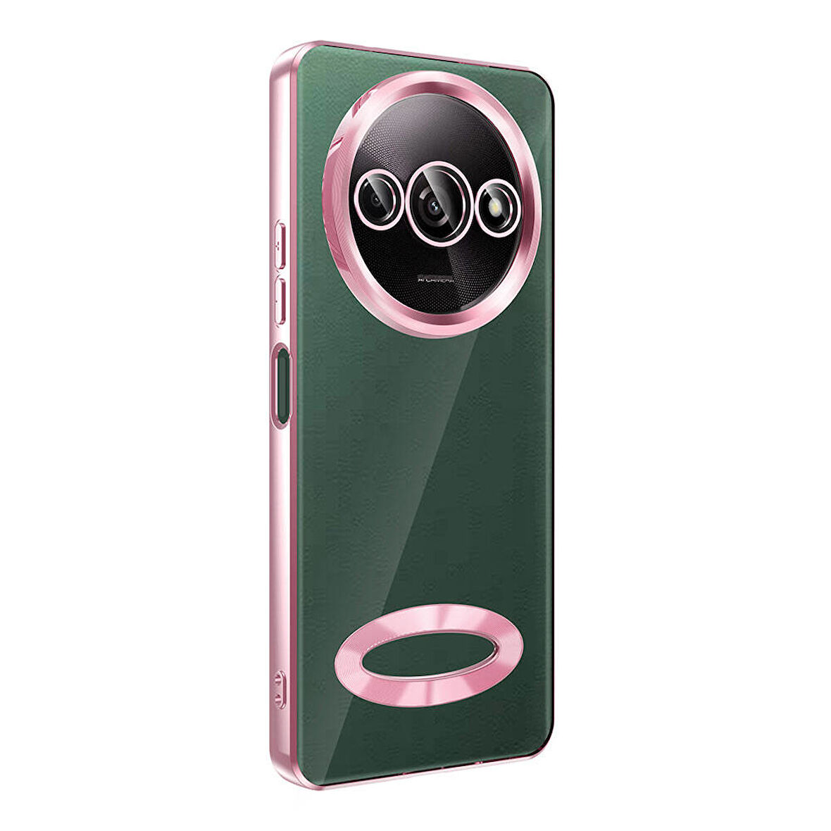 Gpack Xiaomi Redmi A3 4G 2024 Kılıf Logo Gösteren Kamera Korumalı Silikon