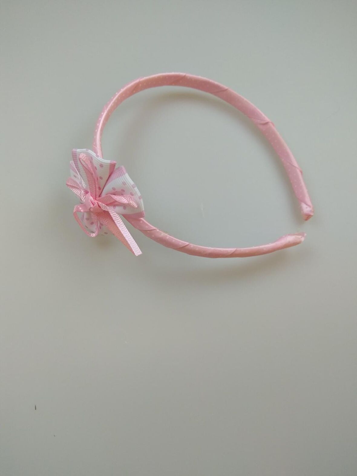 TAÇ FİYONK PUANLI PEMBE (ÇOCUK)