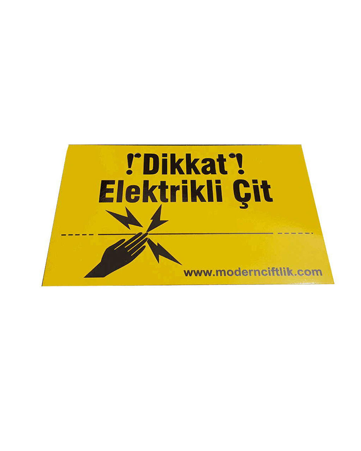 Elektrikli Çit Uyarı Levhası
