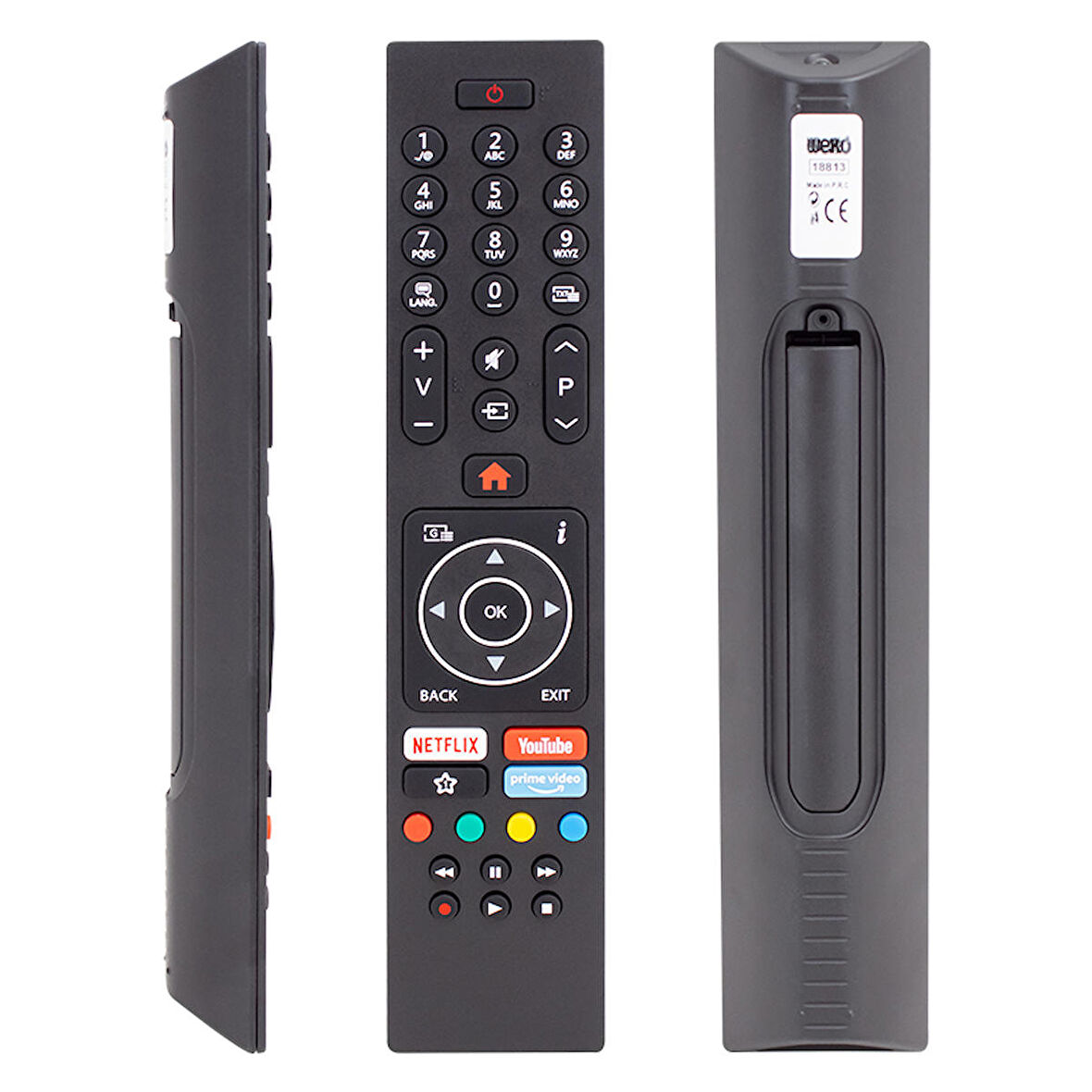 WEKO KL VESTEL RC43135P NETFLIX-YOUTUBE-PRIME VIDEO TUŞLU LCD-LED TV KUMANDA