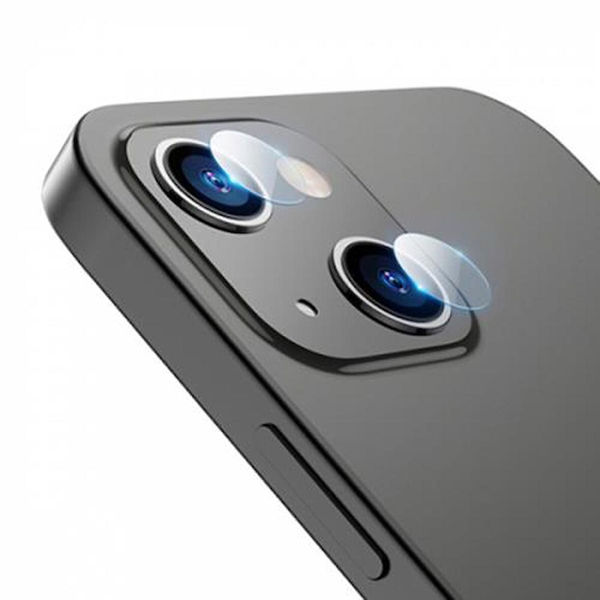 Coofbe 0.15MM Ultra Şeffaf Leke Tutmaz İPhone 14 Kamera Koruyucu Kırılmaz Lens, Kamera Lens Koruyucu