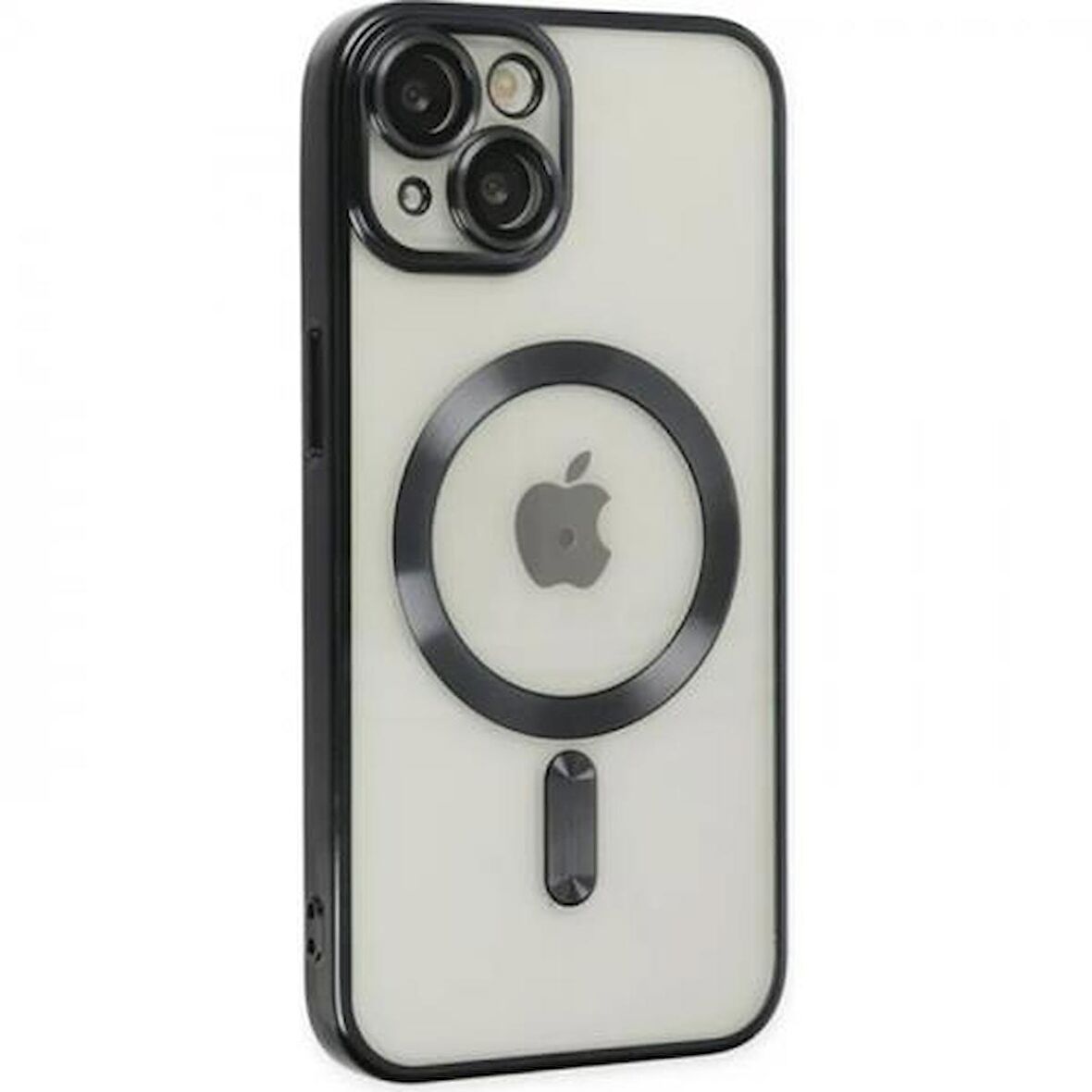 Coofbe Kamera Korumalı iPhone 14 6.1inç Magsafe Uyumlu Silikon Kılıf, Lazer Çerçeveli, Darbe Emici