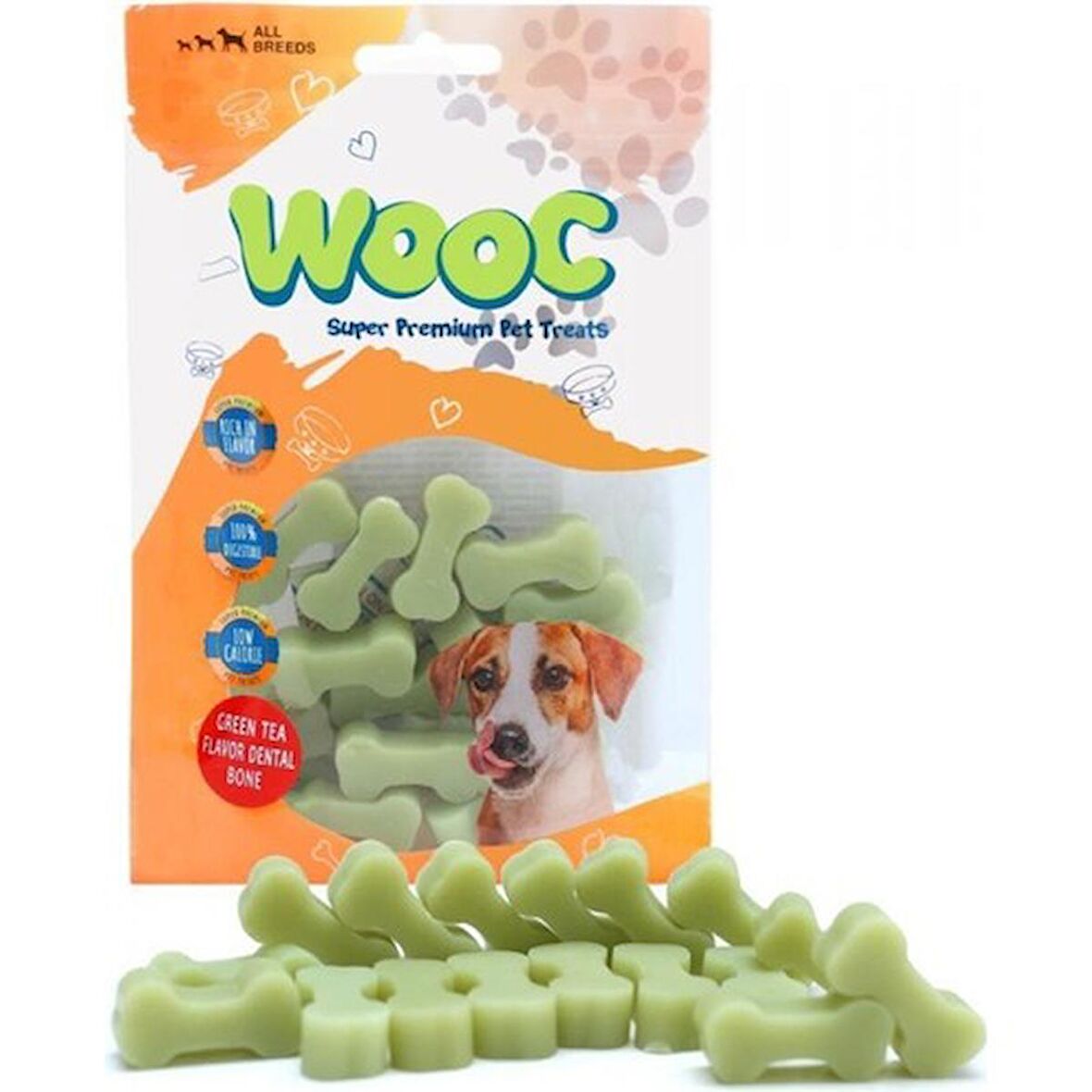 Wooc Dog Yeşil Çaylı Dental Kemik