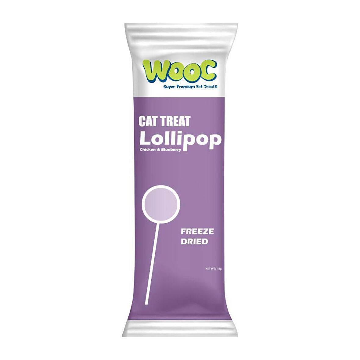 Wooc Lolipop Tavuk ve Yaban Mersinli Kedi Ödülü 1.4 Gr