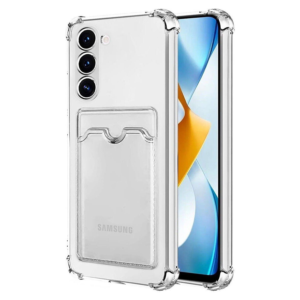 Gpack Samsung Galaxy S23 Plus Kılıf 1 Adet Kartlıklı Silikon Kamera Korumalı