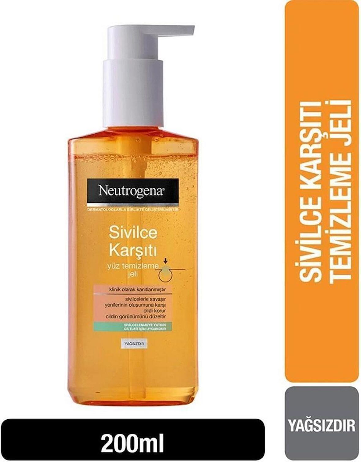 Sivilce Karşıtı Yüz Temizleme Jeli 200 ml