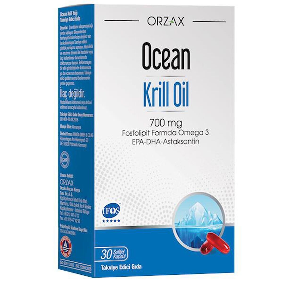 Krill Oil 700 mg 30 Softjel Kapsül