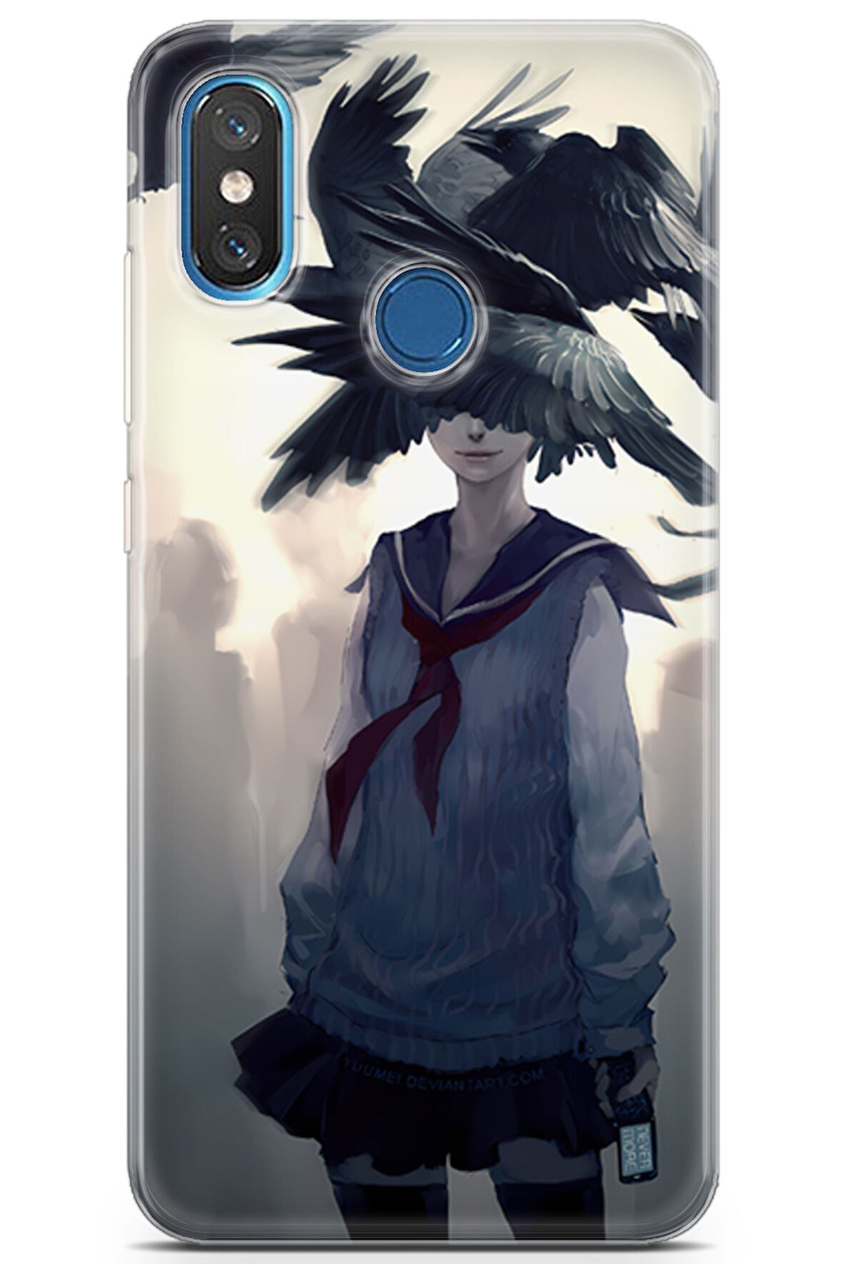 Xiaomi Mi 8 uyumlu Girls 4 HD Kapak Kara Kunduz