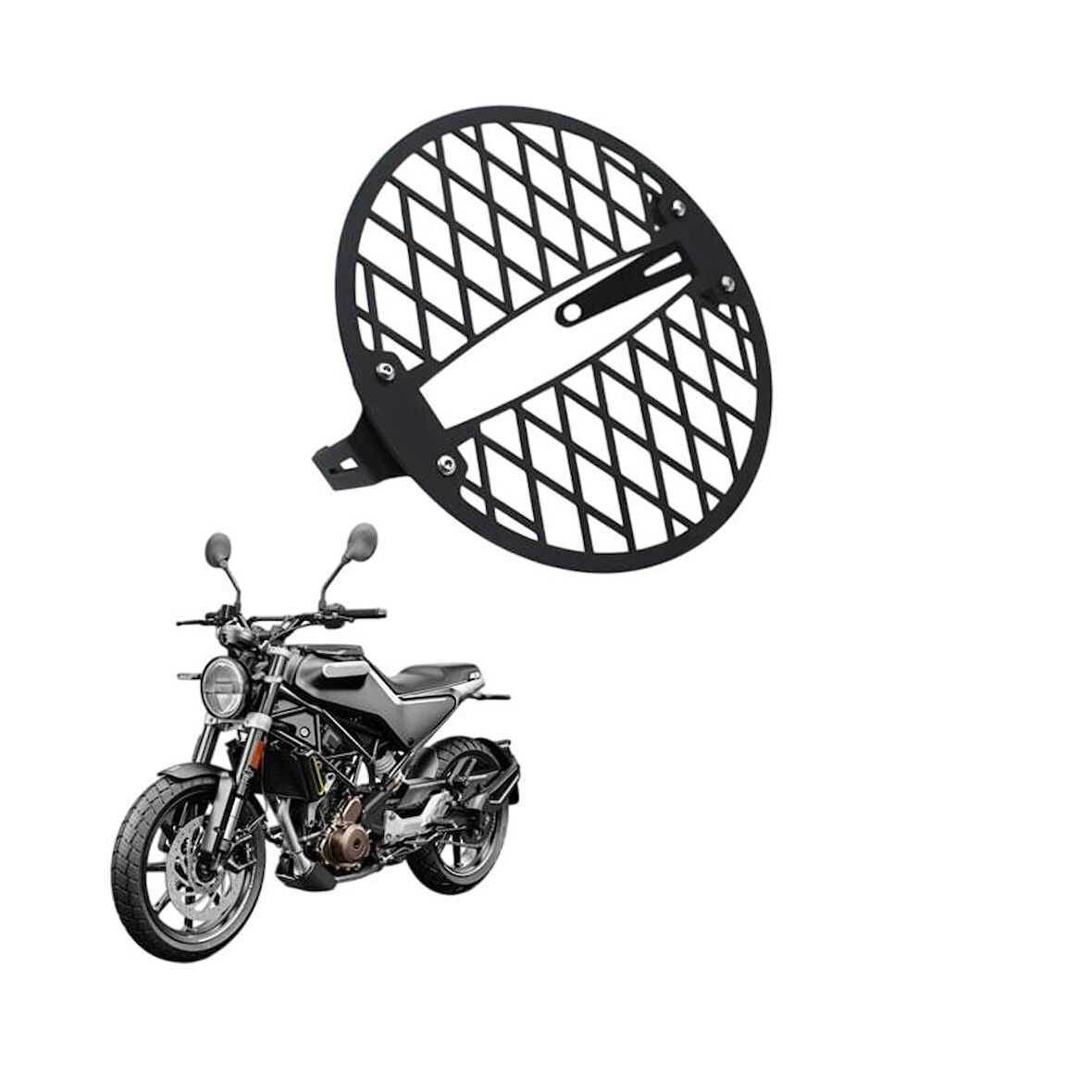 Husqvarna Svartpilen 125 / 250 / 401 / 701 2020 - 2023 Uyumlu Far Koruma