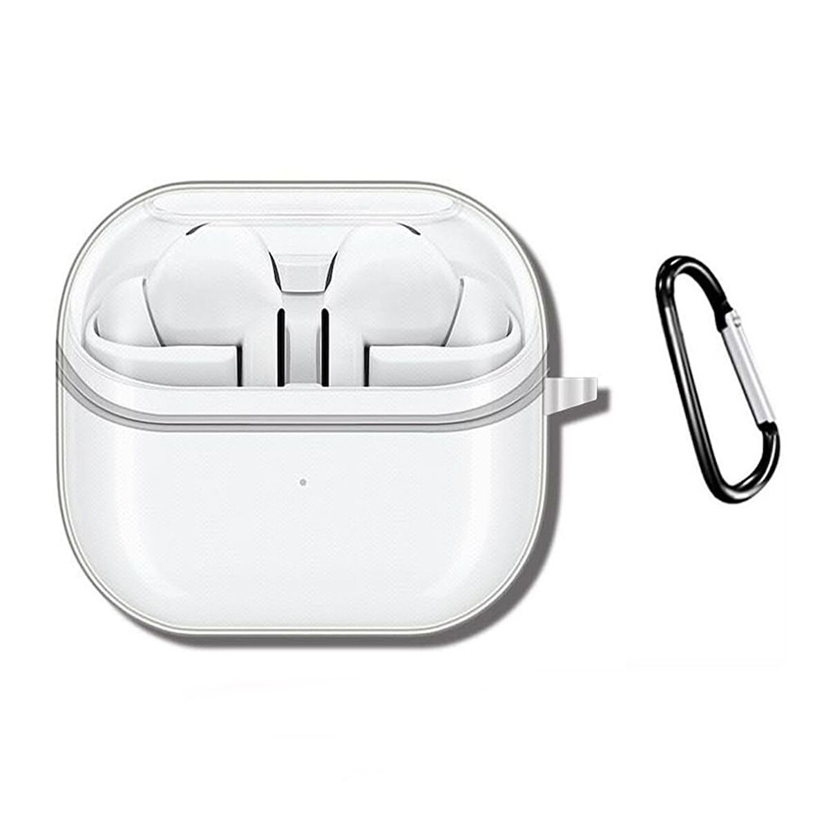 Gpack Samsung Galaxy Buds 3 Uyumlu Kılıf Mat Kancalı Silikon SF13