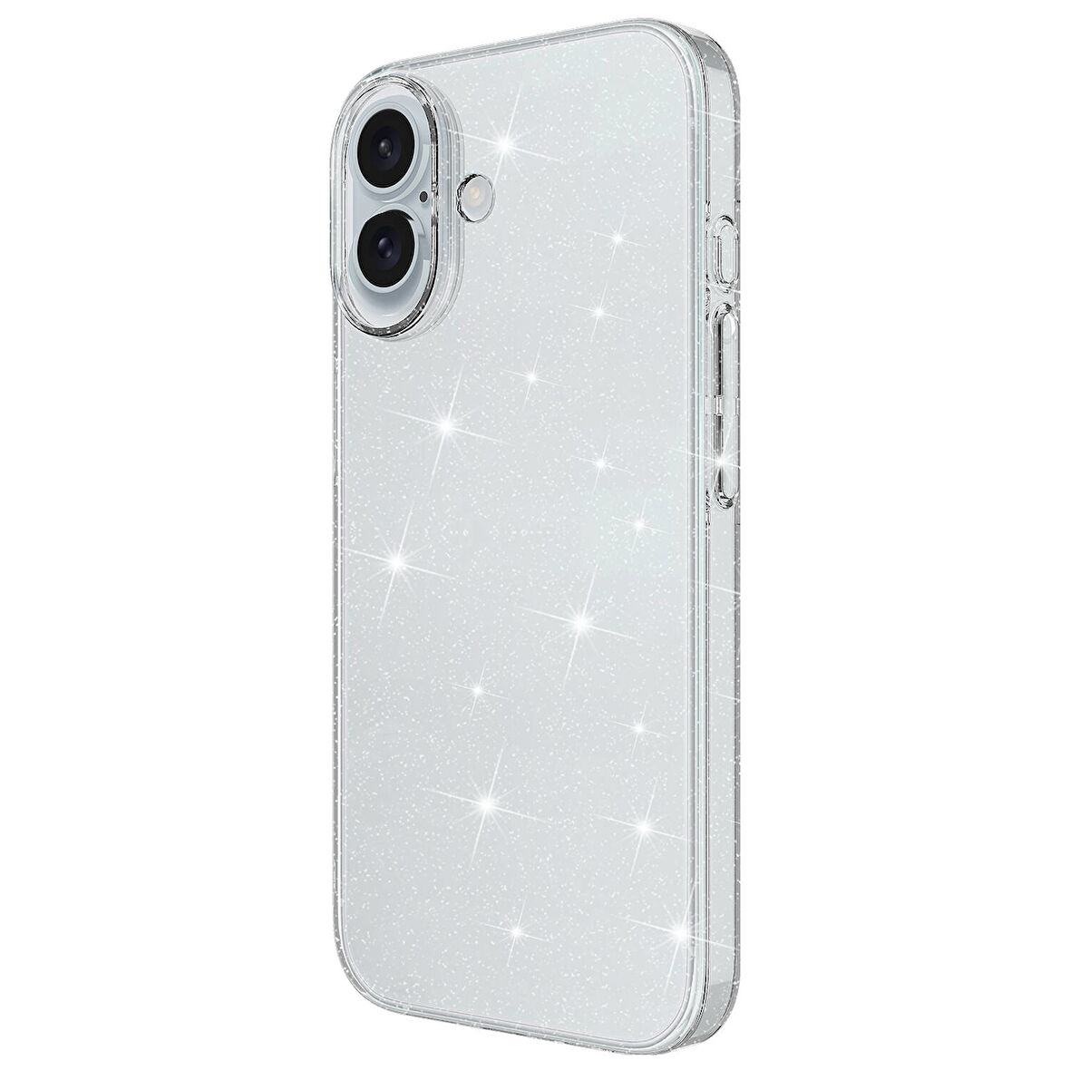 Gpack Apple iPhone 16 Kılıf Magsafeli Simli Redos Kapak