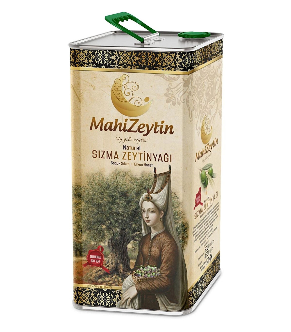 Mahizeytin Natürel Sızma Soğuk Sıkım Erken Hasat Zeytinyağı