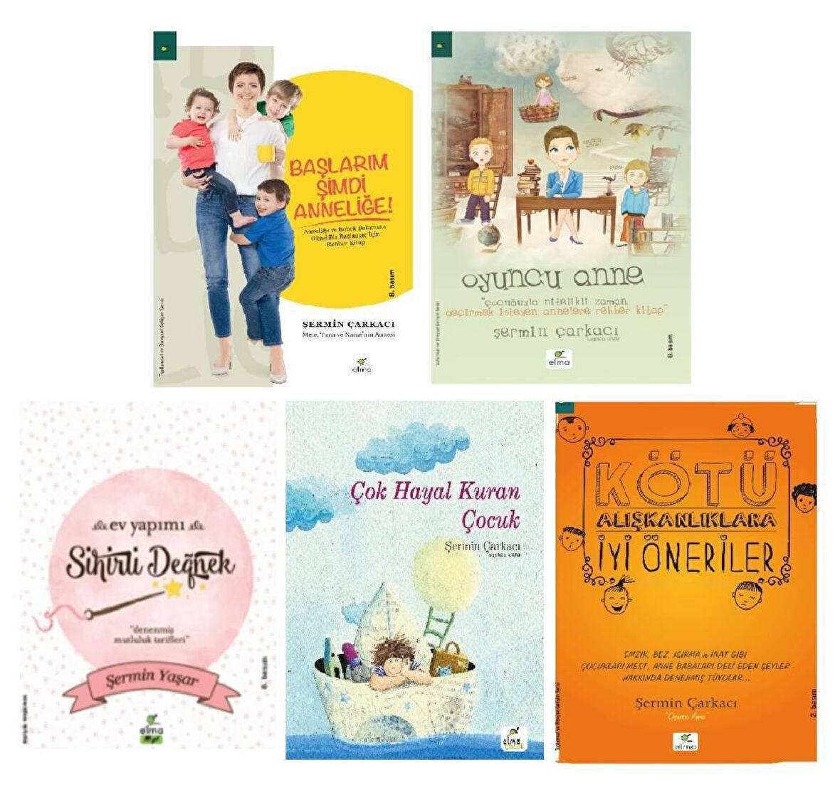 Şermin Çarkacı Oyuncu Anne Seti 5 Kitap
