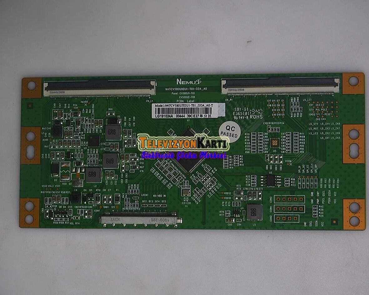 CV580U1-T01-CB-1, E3CCBB5800010G, Vestel 58U9500, T-Con Board, Ves580QNDT-2D-N41