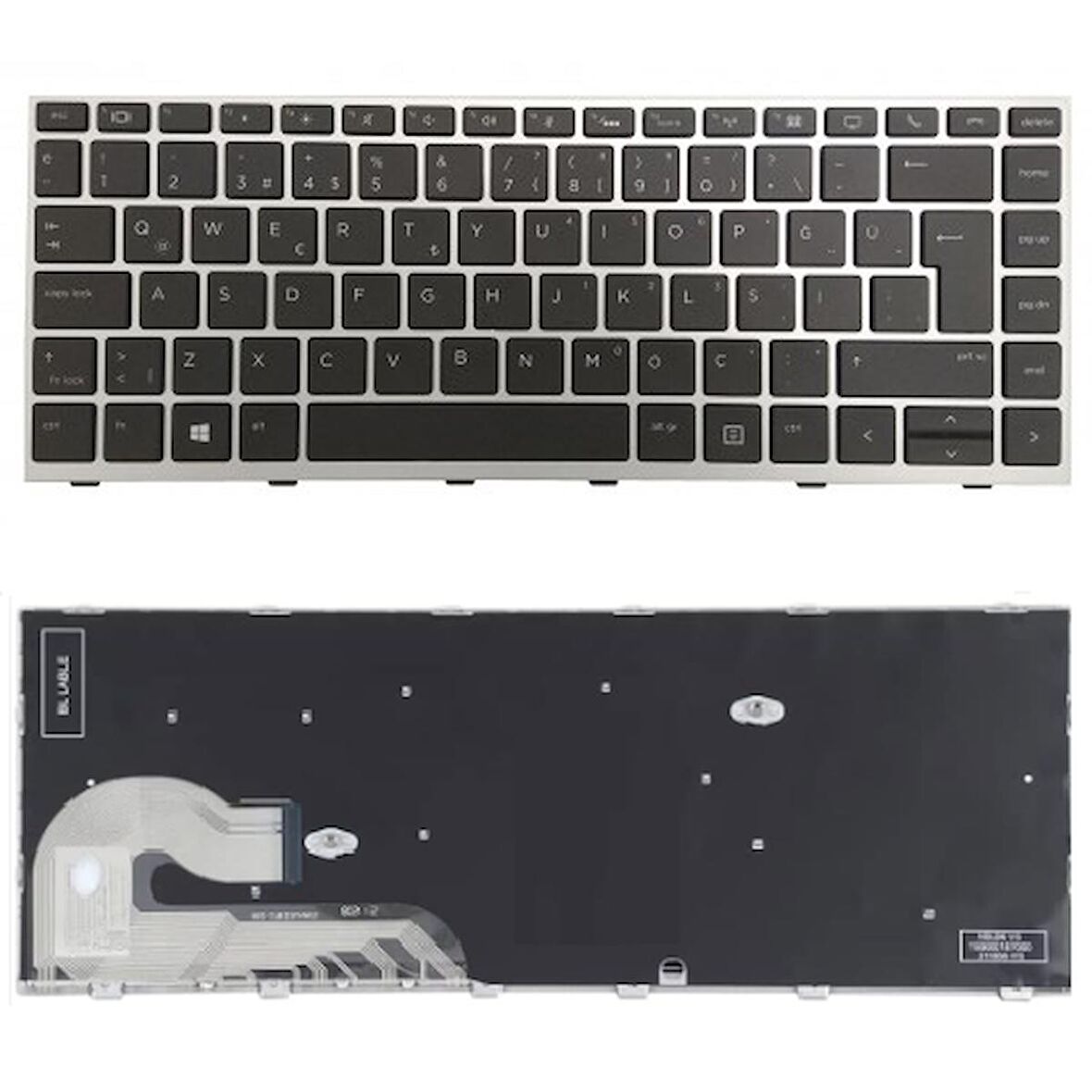 Hp SG-87750-28A Uyumlu Klavye Tuş Takımı Tuş Seti Siyah Türkçe