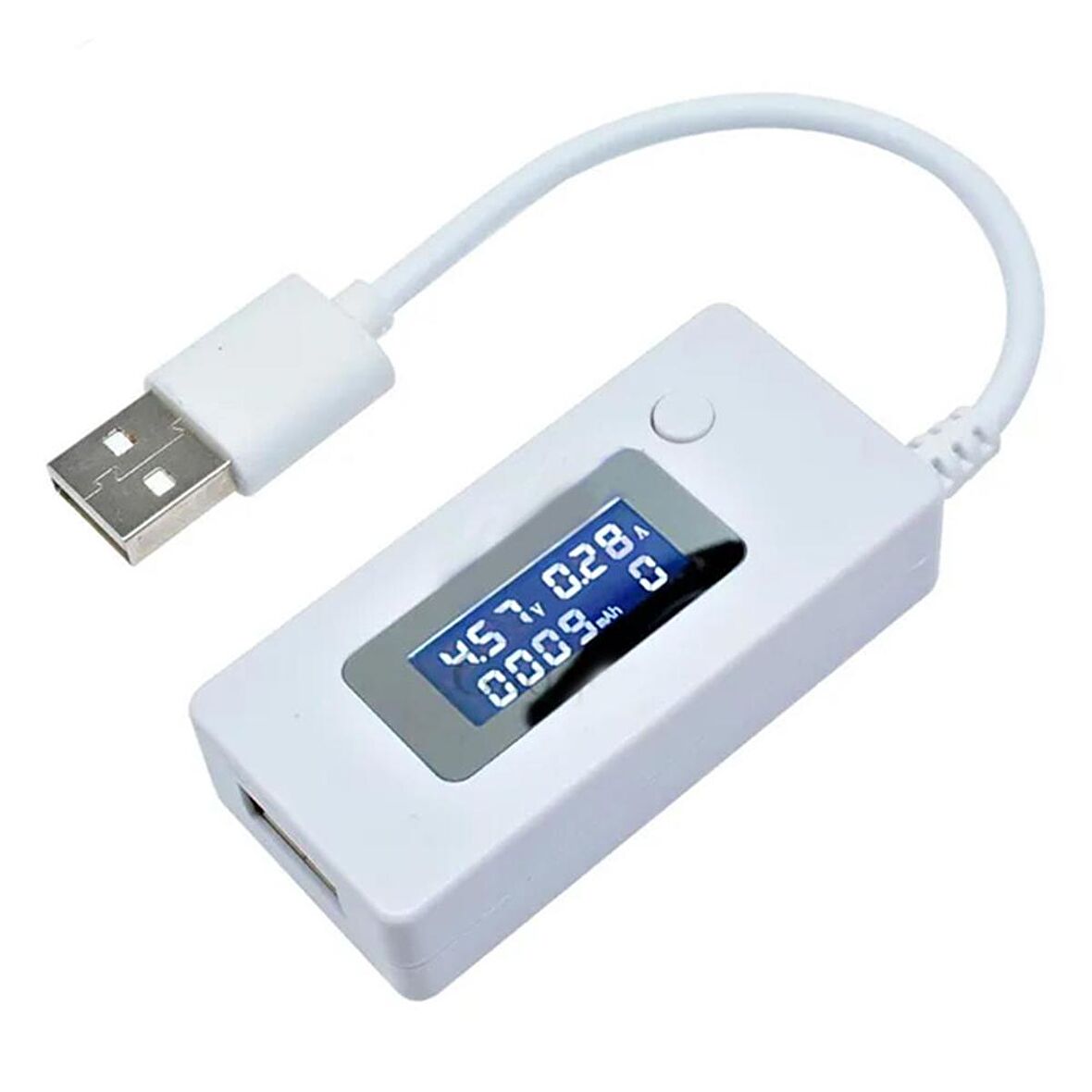 DC 3-7V USB Voltmetre Ampermetre Göstergeli Mobile Şarj Kapasite Test Edici