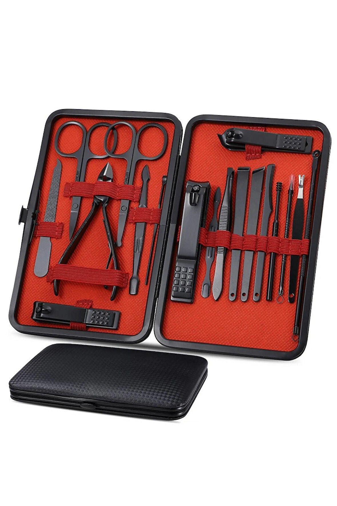 Profesyonel 18 parça Manikür & Pedikür Bakım Seti Tırnak Makası ve El Ayak Bakım Kiti