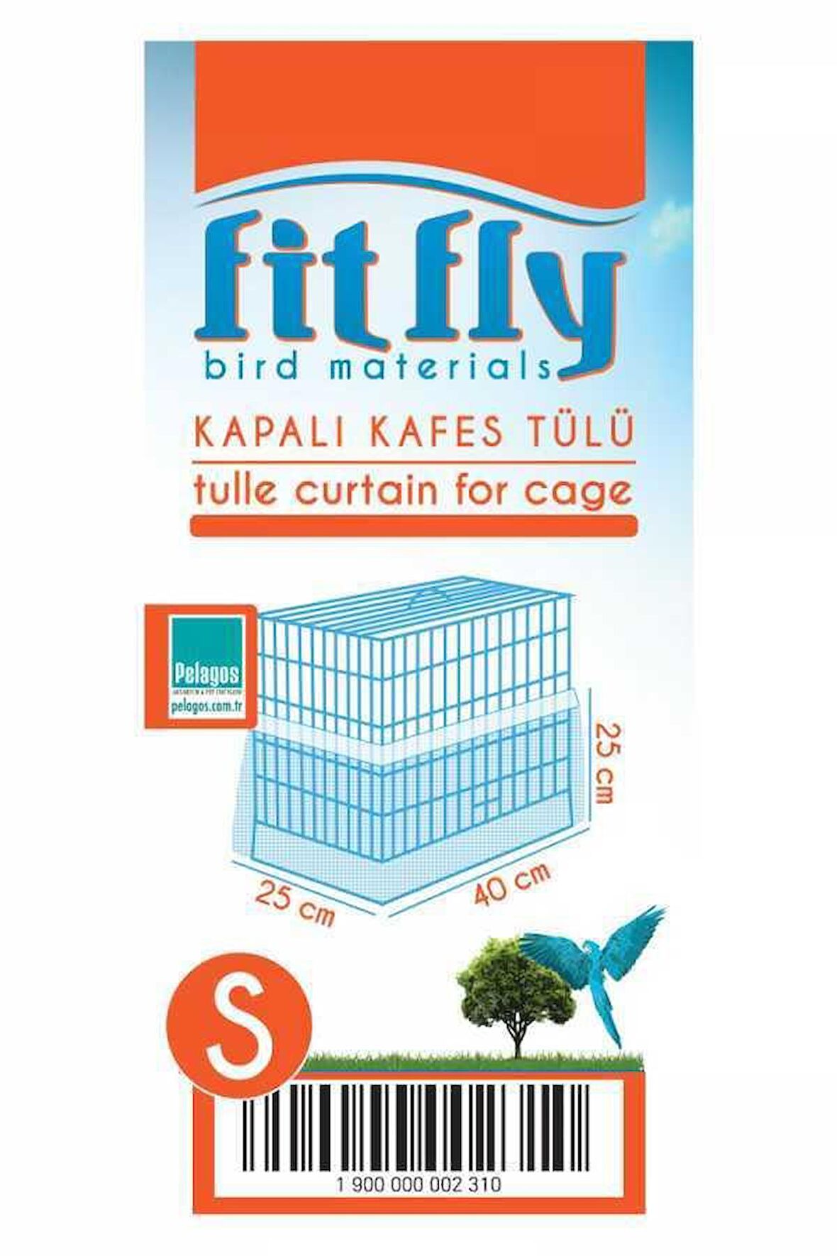 Fit Fly Kapalı Kafes Tülü Small