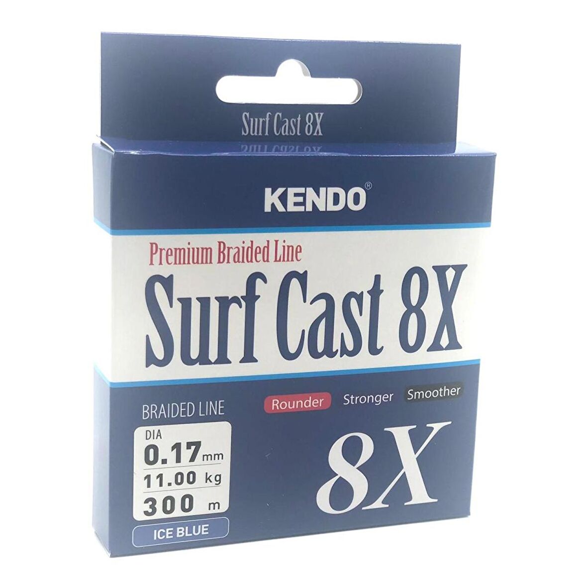 Kendo Surf Cast 8X Fıghtıng 300 mt Örgü İp ( ICE BLUE) 0,17mm