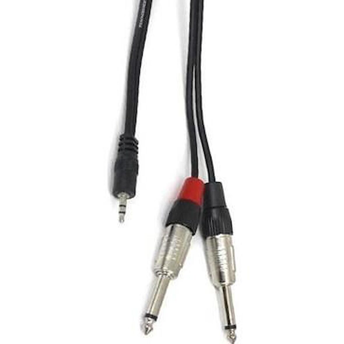 3.5 mm Stereo to 2x6.3 mm Mono Kablo 15 metre