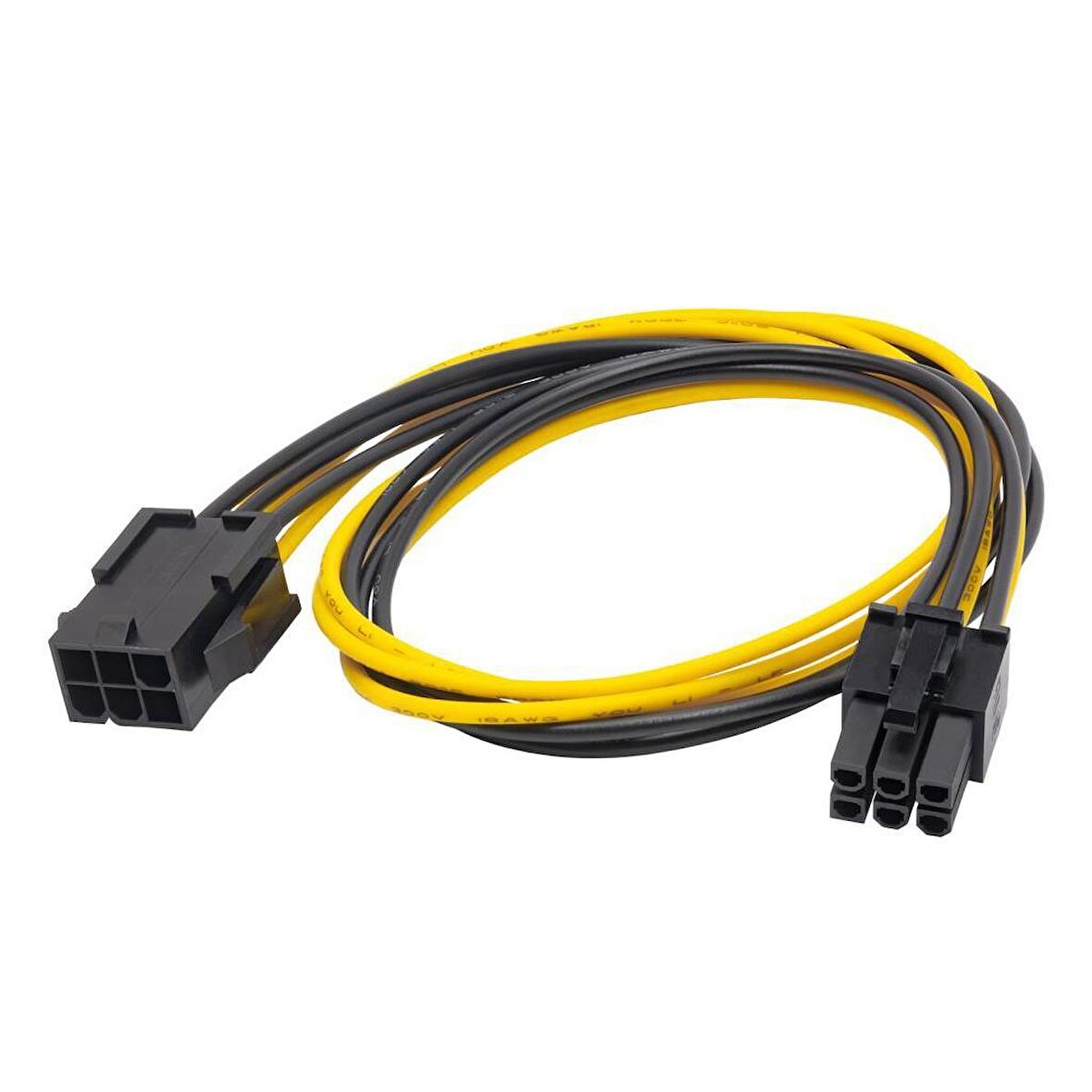 6 pin PCI-E ekran Kartı power uzatma kablo 45 cm