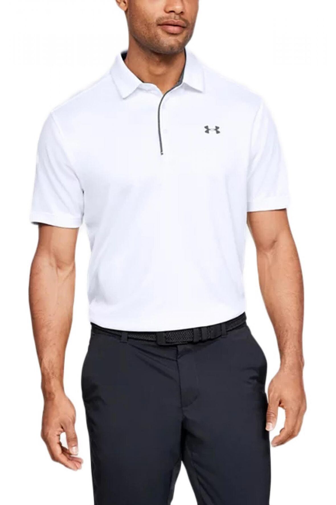 Under Armour 1290140 Tech Polo Beyaz Erkek T-Shirt