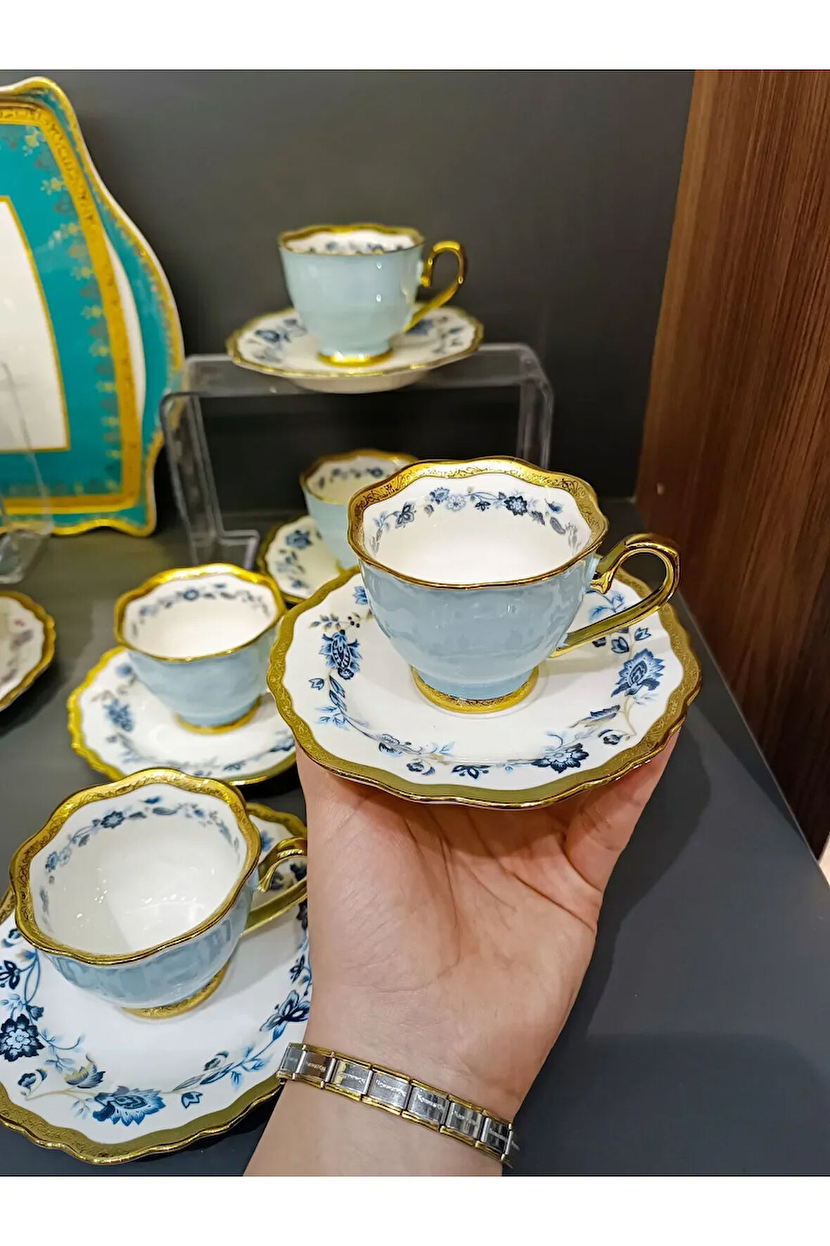 NICOLE 6'LI KAHVE FİNCAN TAKIMI