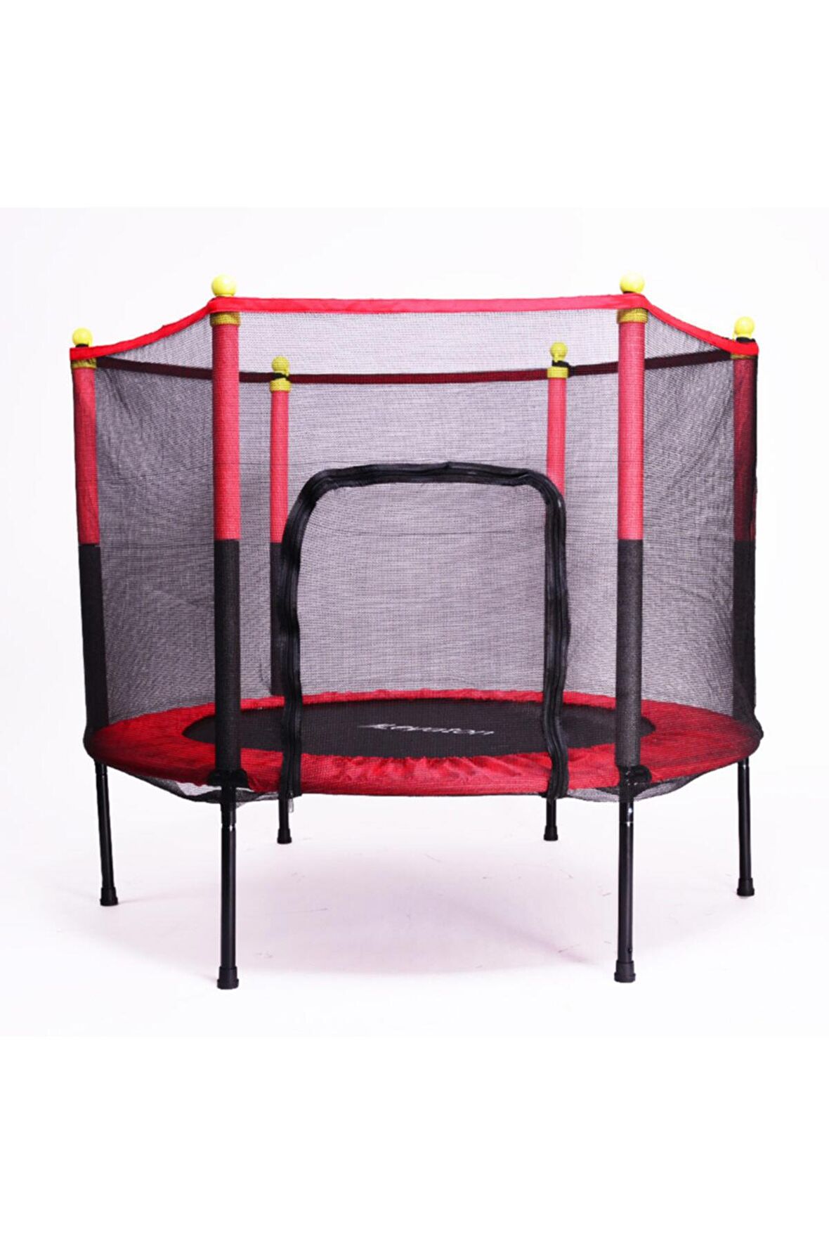 Fileli Büyük Boy Trambolin 140 Cm Çap Kırmızı