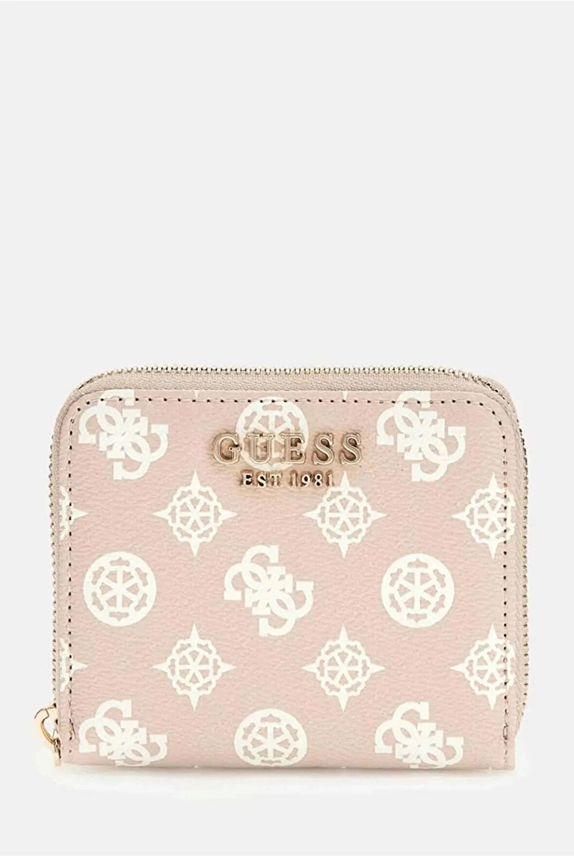 Guess Kadın Kum Renk Laurel Küçük Fermuarlı Cüzdan
