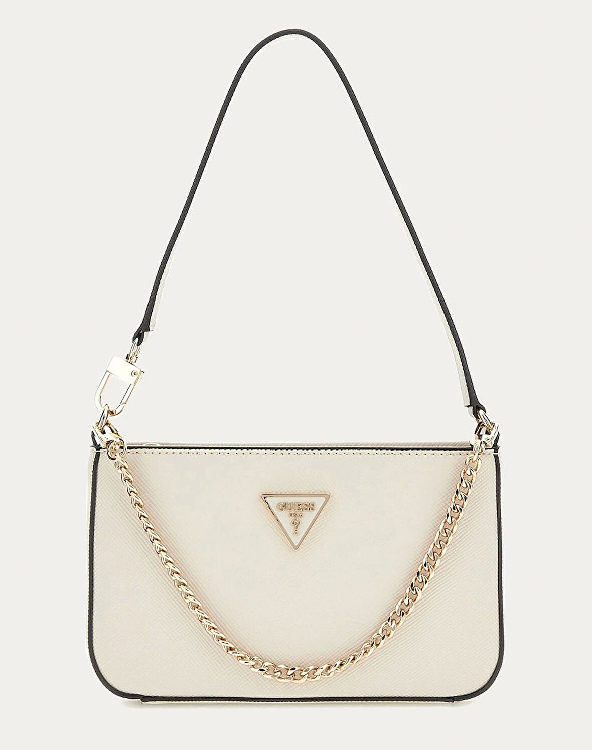 Guess Kadın Bordo Noelle Mini Üstten Fermuarlı Omuz Çantası