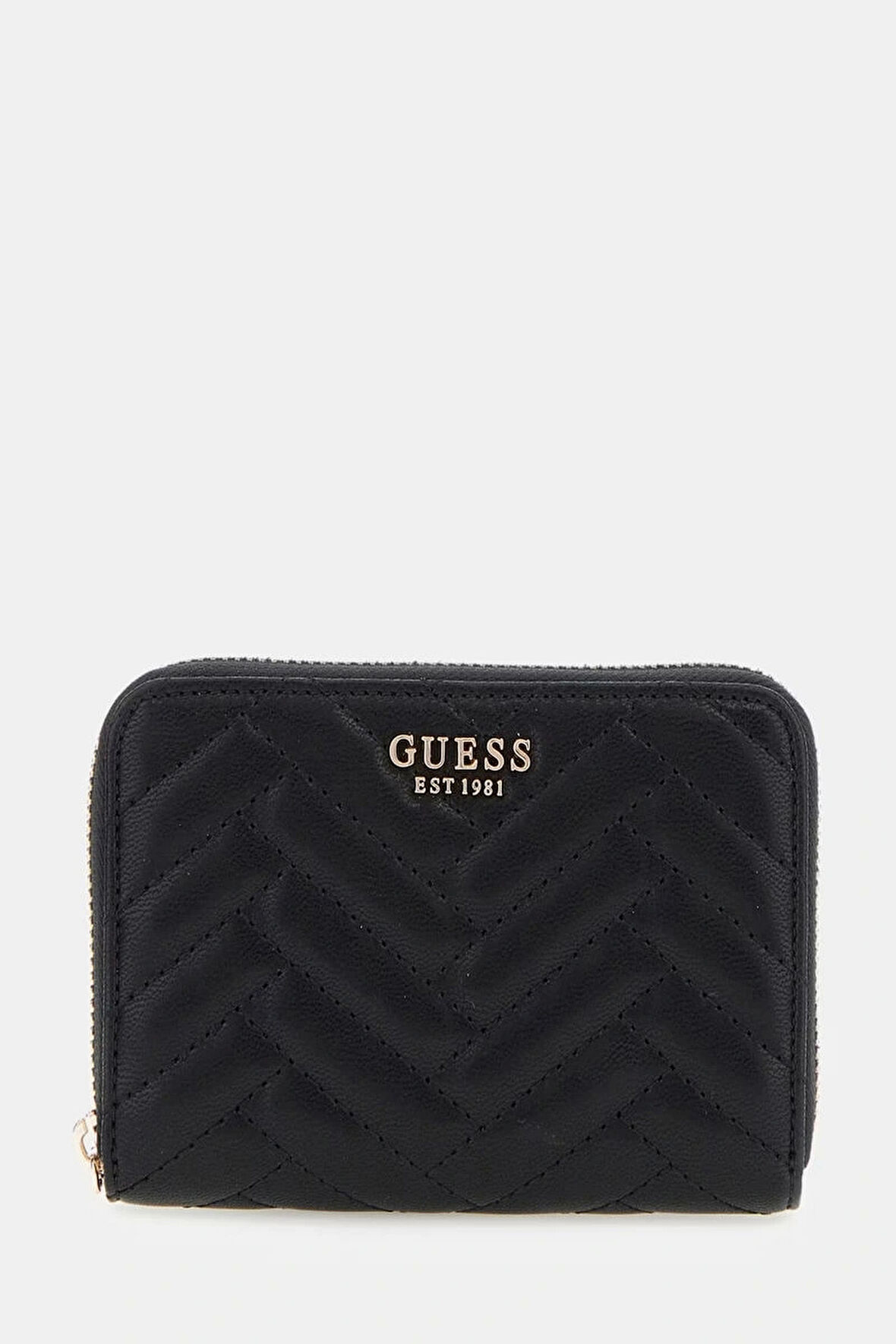 Guess Kadın Siyah Anning Kapitone Cüzdan