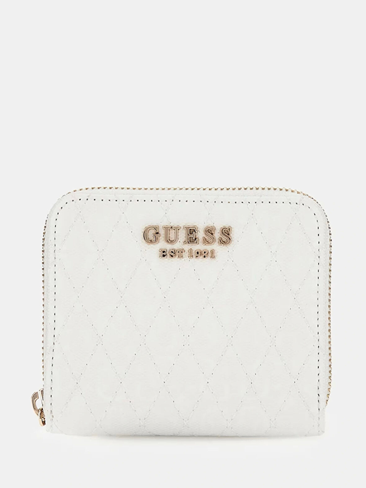 Guess Kadın Beyaz Betula Küçük Fermuarlı Cüzdan