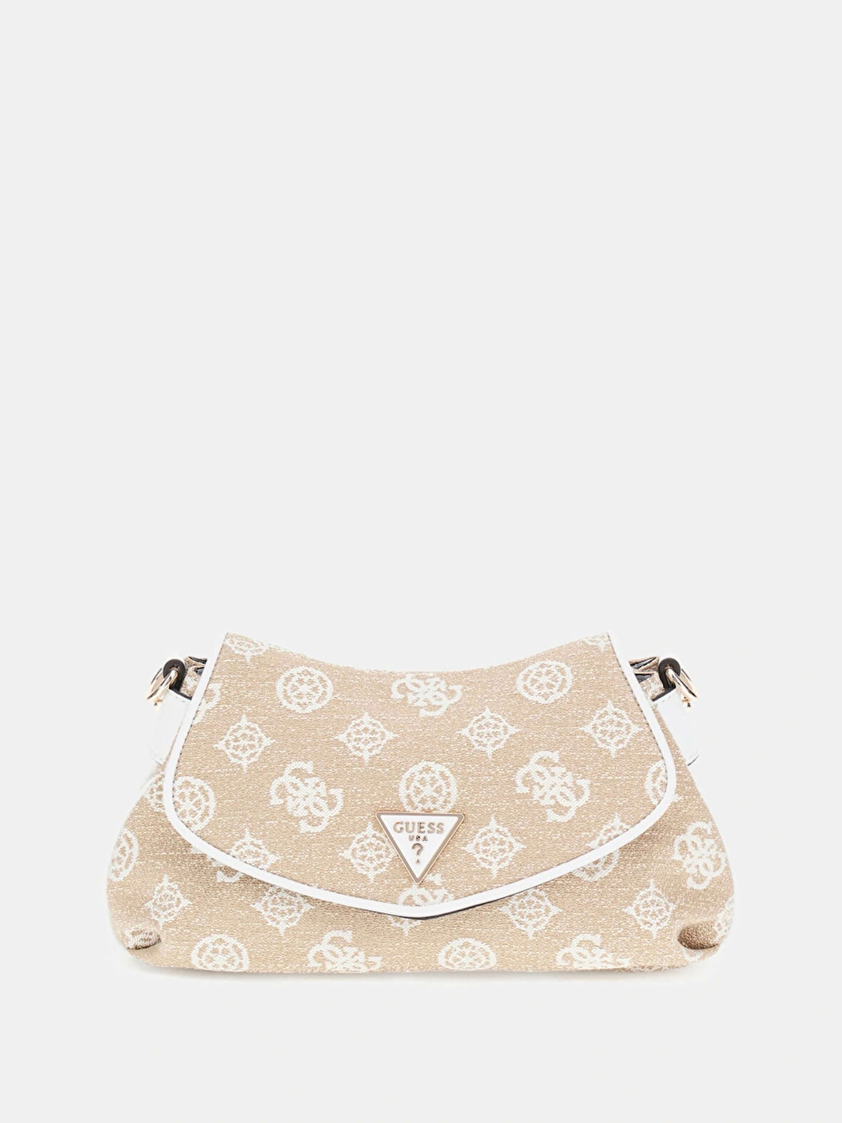 Guess Kadın Beyaz Beyza Flap Omuz Çantası
