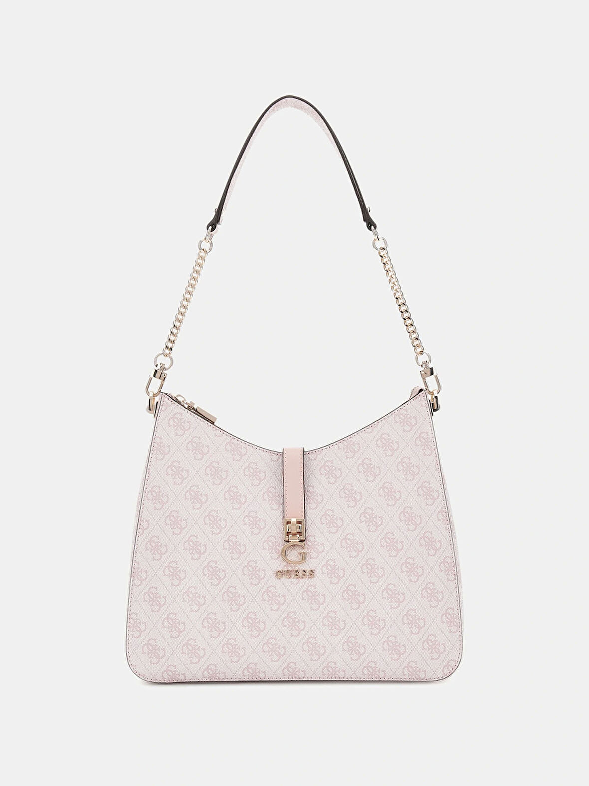 Guess Kadın Ekru Zamira Hobo Omuz Çantası